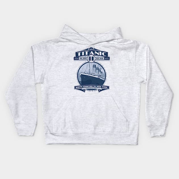 Titanic II Kids Hoodie by MindsparkCreative